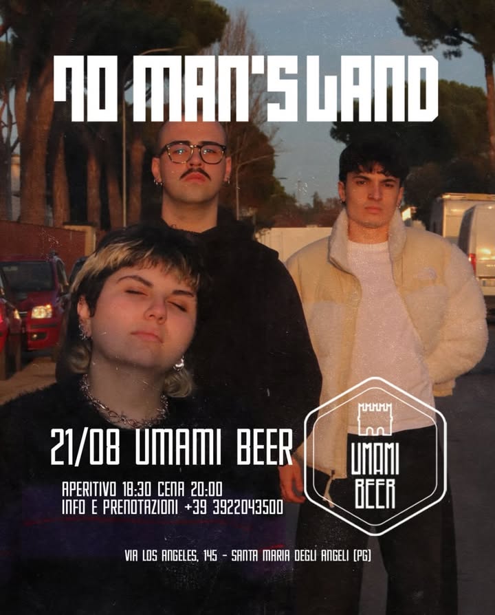domani, venerdì 21 “no man’s land” dall’aperitivo al dopo cena. vi aspettiamo! 🥳