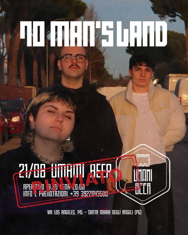 L’evento di questa sera purtroppo é stato rinviato causa maltempo. ma i “no man’s land” to...