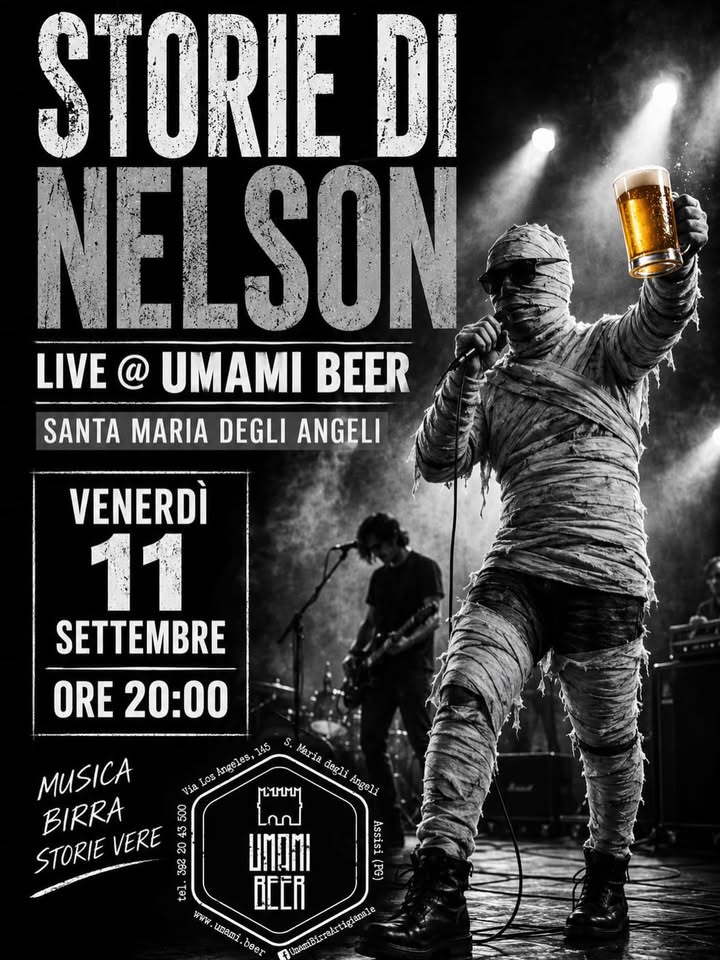 Save the date! Le storie di Nelson live Umami Beer